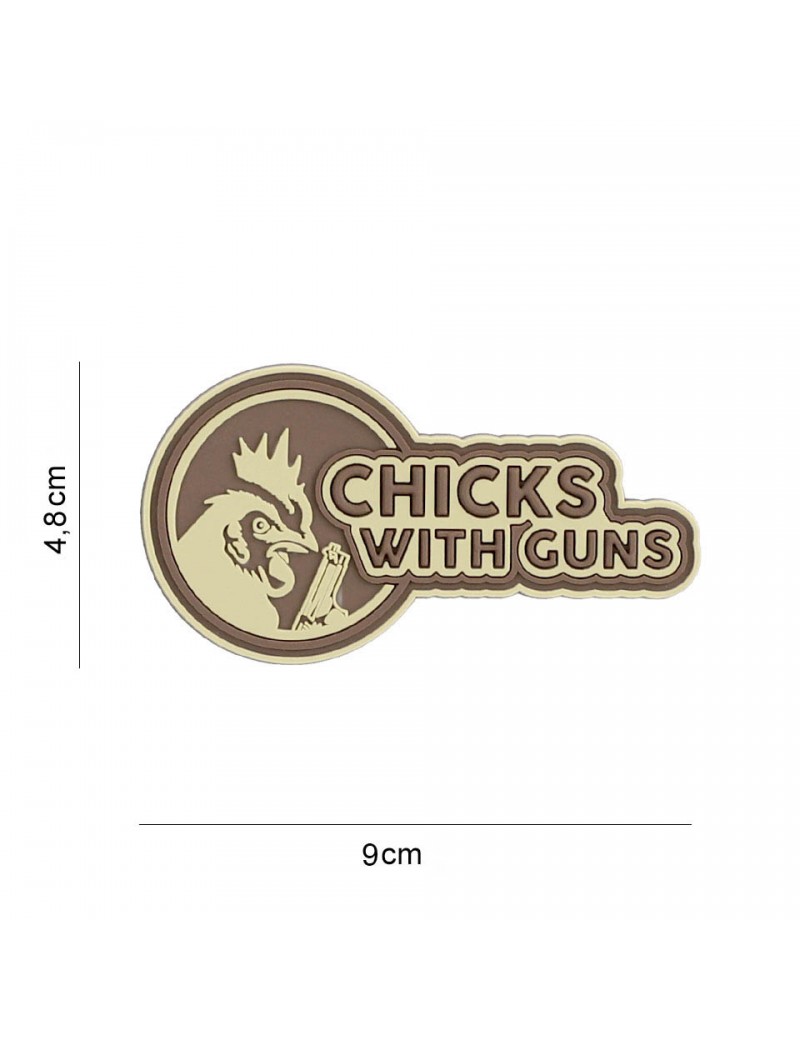 Patch - Chicks With Guns - Coyote