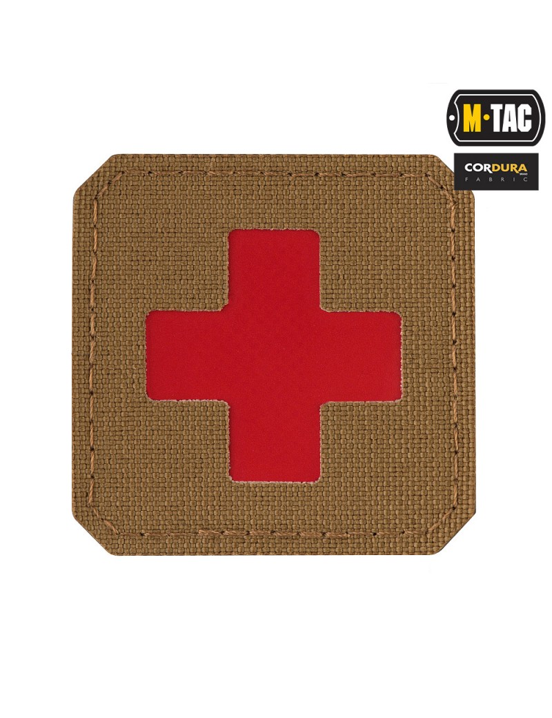 Patch - Medic Cross - Coyote & Red [M-TAC]