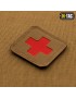 Patch - Medic Cross - Coyote & Red [M-TAC]