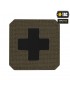 Patch - Medic Cross - Ranger Green & Black [M-TAC]