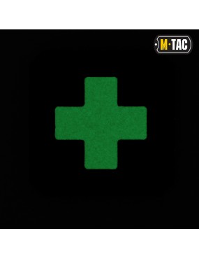 Patch - Medic Cross - Black & GID [M-TAC]