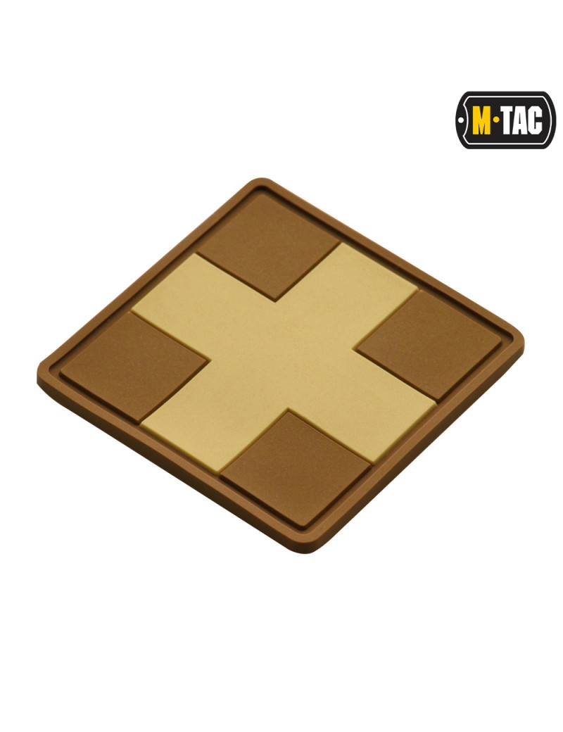 Patch - Medic Cross - Square - Coyote [M-TAC]