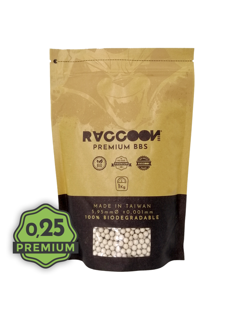 0,25g 1kg Premium Bio BBs [Raccoon]