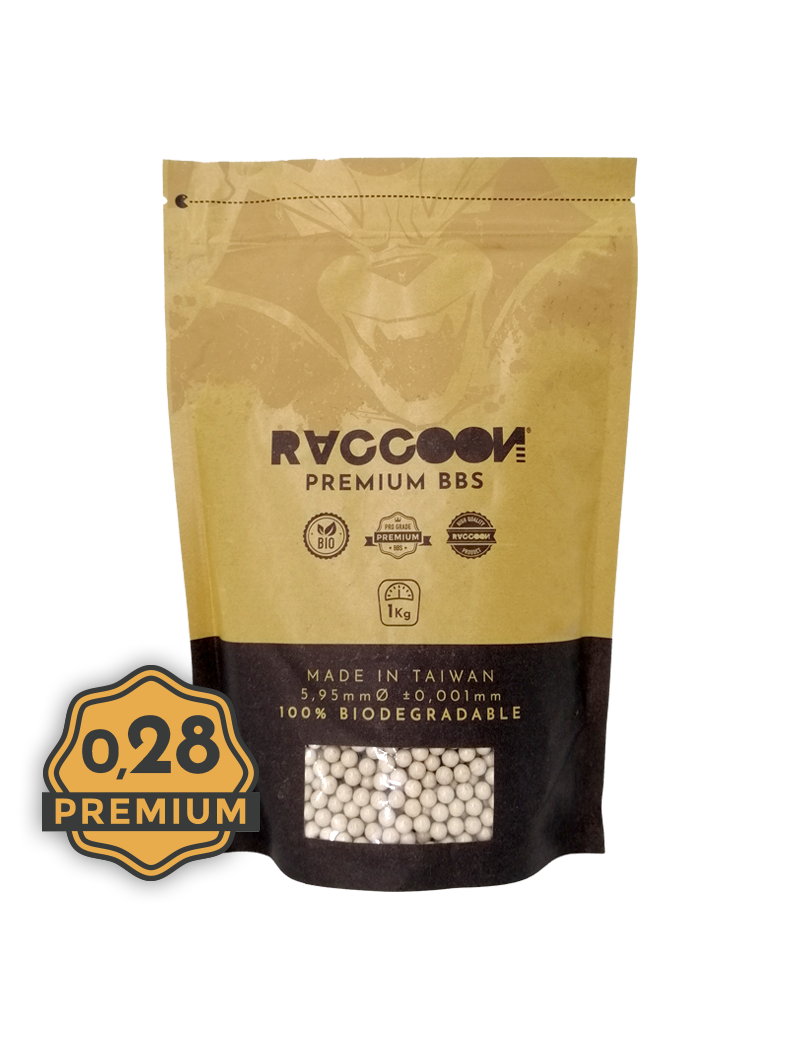0,28g 1kg Premium Bio BBs [Raccoon]