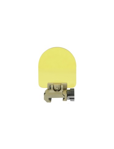 Scope/Red Dot Sight Lens Protector - YELLOW - Tan