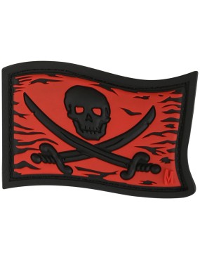 Patch - Pirate Flag - Black & Red