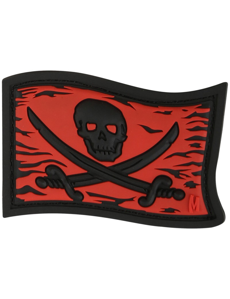 Patch - Pirate Flag - Black & Red