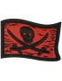 Patch - Pirate Flag - Black & Red