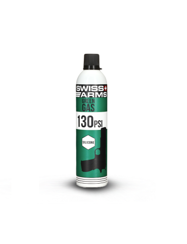 Green Gas w/ Silicone - 130 PSI - 600ml [Swiss Arms]