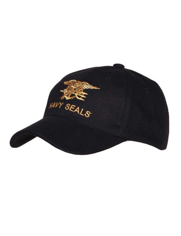 Baseball Cap Navy Seals - Black [Fostex]