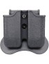 Polymer Double Magazine Pouch - M&P - Black [Cytac]
