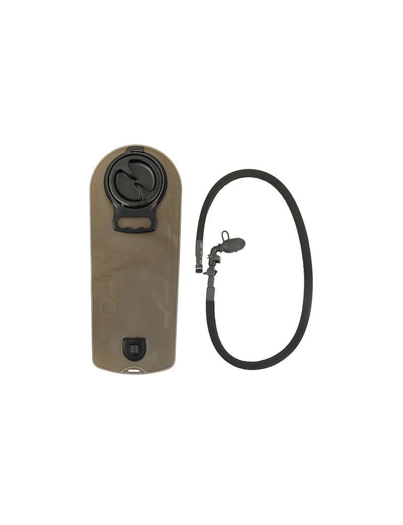 Hydration Reservoir Bladder w/ Bite Valve - Black [8Fields]