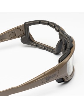 Eyewear ZYPHER Clear Lenses - Tan [Conquer]