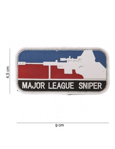 Patch - Major League Sniper - Blue & Red