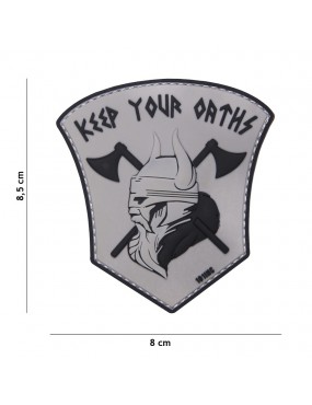 Patch - Keep Our Oarths - Cinza