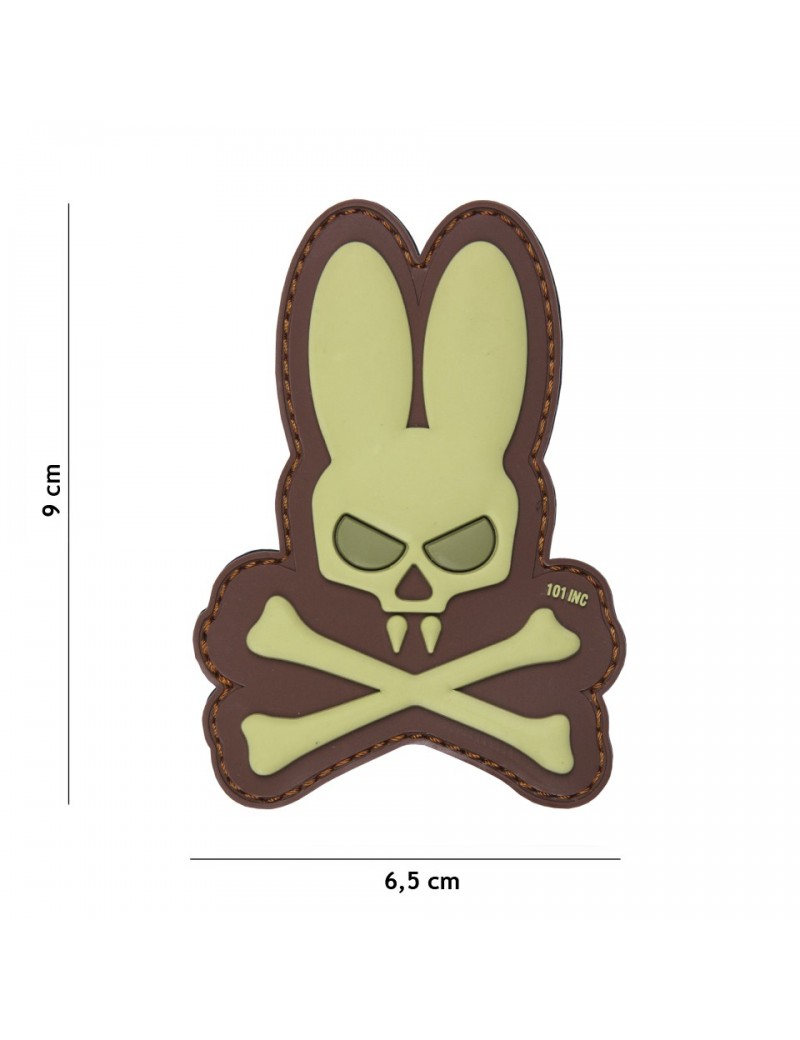 Patch - Skull Bunny - Coyote