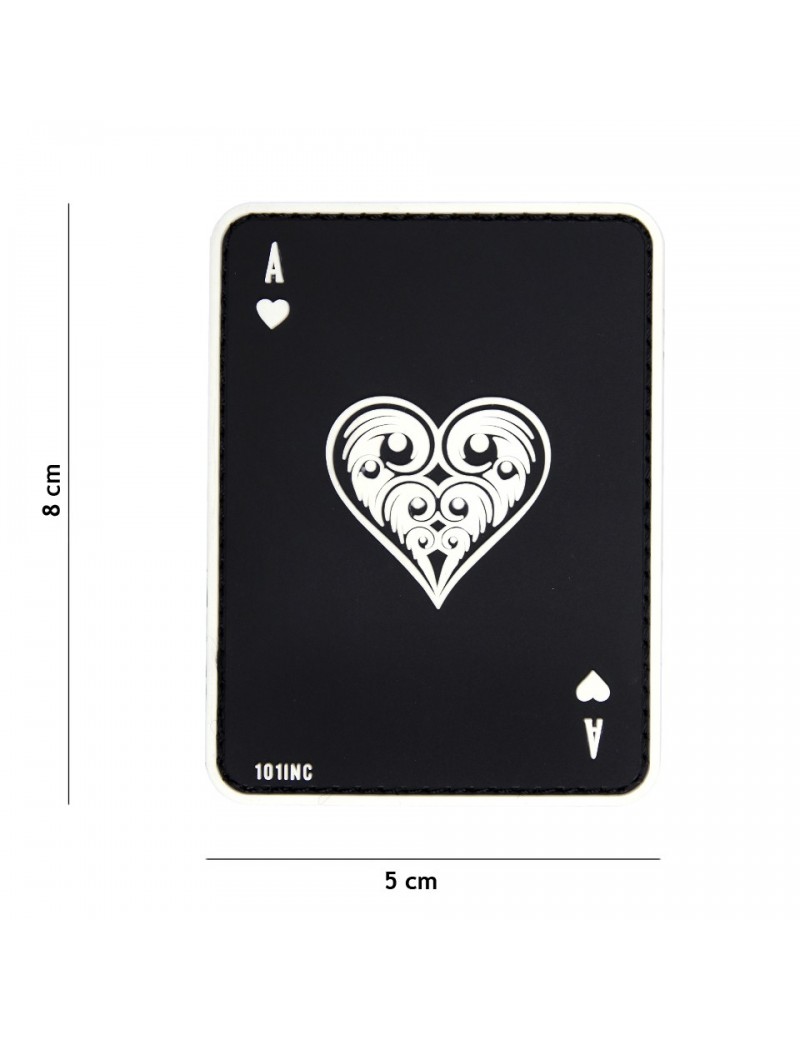 Patch - Ace of Hearts - Black