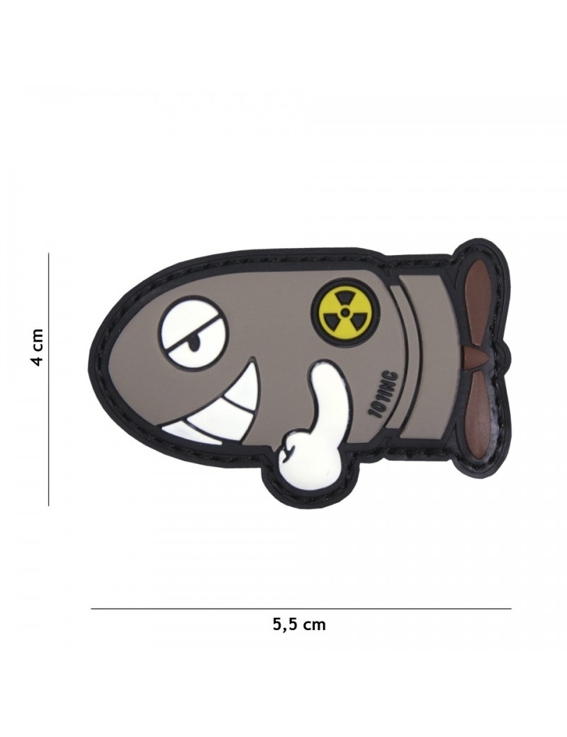Patch - Funny Torpedo - Grey
