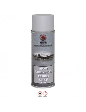 Army Spray Paint Matt - Cinzento 400ml [MFH]