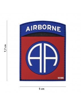 Patch - Airborne 82nd - Red & Blue