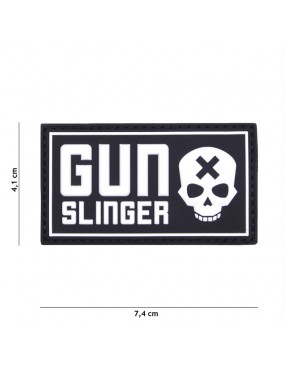 Patch - Gun Slinger Skull - Preto