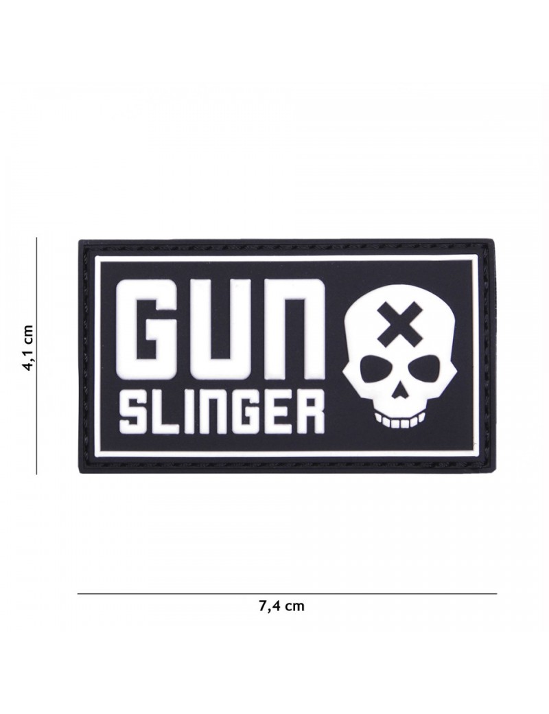 Patch - Gun Slinger Skull - Black