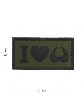 Patch - I Love Boobies - Green