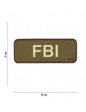 Patch - FBI - Green & Brown