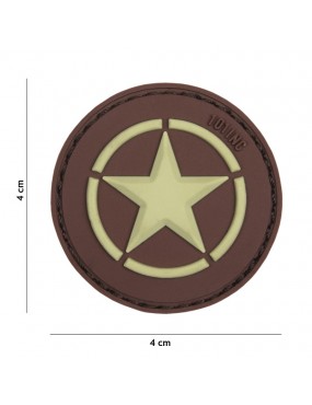 Patch - Allied Star - Brown
