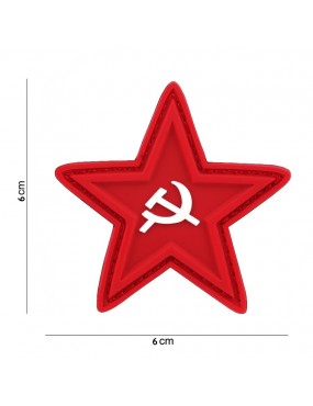 Patch - Red Star With Hammer and Sickle