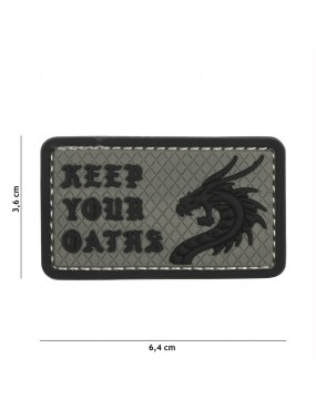 Patch - Keep Your Oaths - Cinza