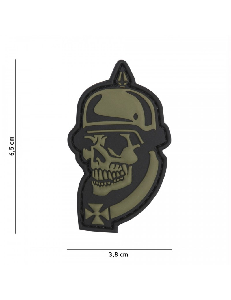 Patch - WWI Skull - Green