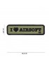 Patch - I Love Airsoft - Verde