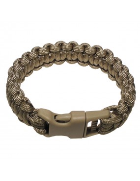 Paracord Bracelet 2,3cm - Coyote/Tan [MFH]