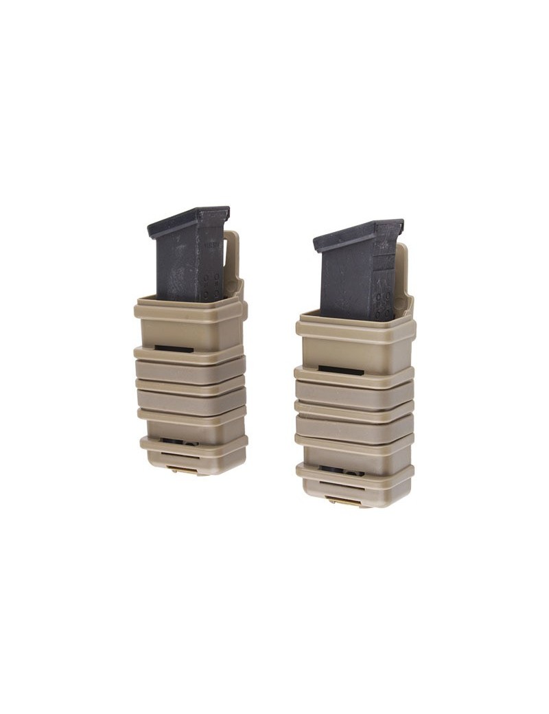 Double Open Pistol Mag Pouch - Tan [Primal Gear]