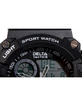 Tactical Watch - Analog and Digital - Black [Delta Tactics]