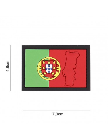 Patch - Flag Portugal w/ Contour