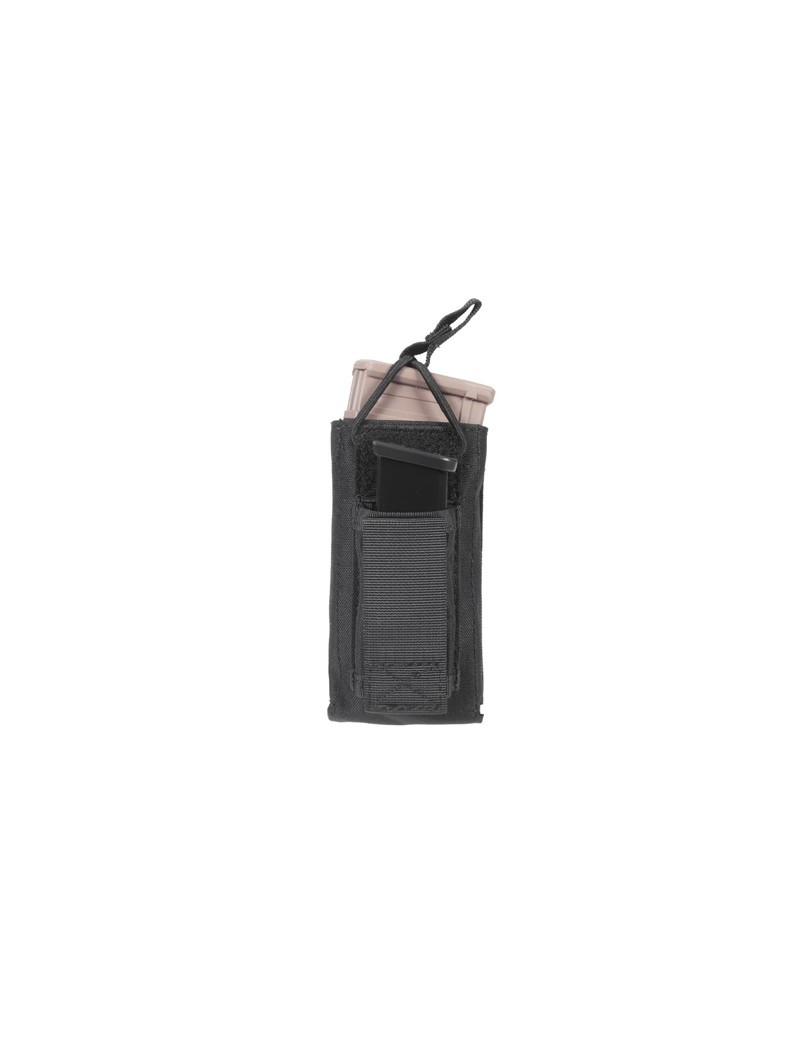 Open Top Single Mag Combo Pouch - Black [8Fields]