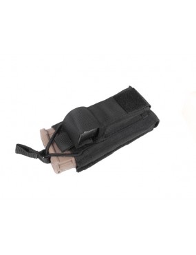 Open Top Single Mag Combo Pouch - Black [8Fields]