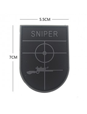 Patch Sniper - Preto/Cinza
