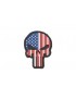 Patch Skull Punisher USA Flag 1