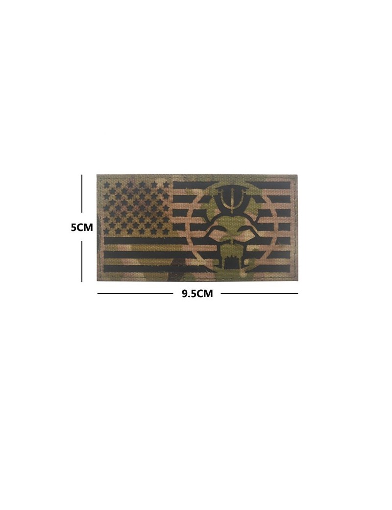 Patch Logo Seal Team & USA Flag