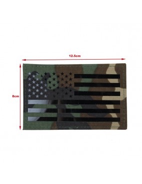 US Flag Infrared Large Patch - Woodland [TMC]