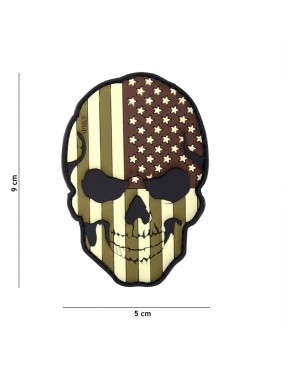 Patch - Skull USA - Camo
