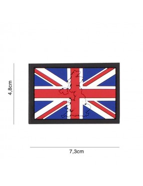 Patch - Flag United Kingdom w/ Contour