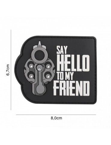 Patch - Say Hello To My Friend - Black