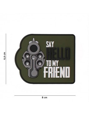 Patch - Say Hello To My Friend - Green