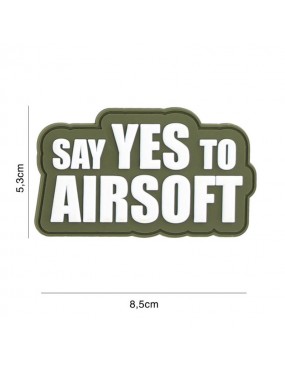 Patch - Say Yes To Airsoft - Green