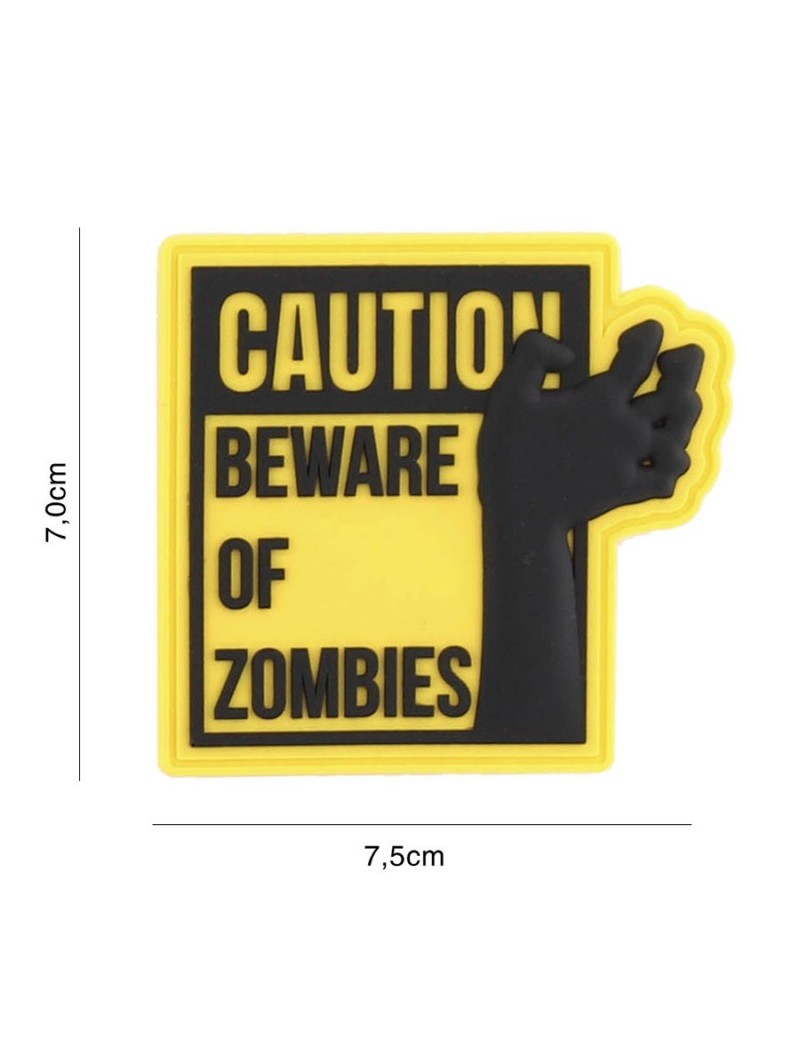 Caution Beware of Zombies - Yellow
