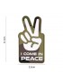 Patch - I Come In Peace - Camo